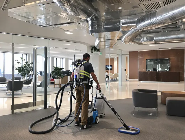 Commercial duct cleaning service by North Reading Air Duct Cleaning in North Reading